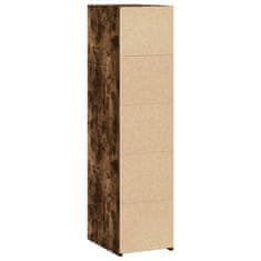 Vidaxl Skříň highboard kouřový dub 30 x 41 x 124 cm kompozitní dřevo