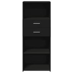 Vidaxl Skříň highboard černá 50 x 42,5 x 124 cm kompozitní dřevo