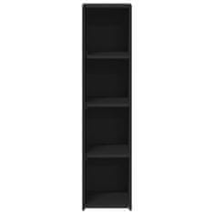 Vidaxl Skříň highboard černá 30 x 41 x 124 cm kompozitní dřevo