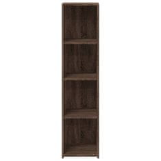 Vidaxl Skříň highboard hnědý dub 30 x 41 x 124 cm kompozitní dřevo