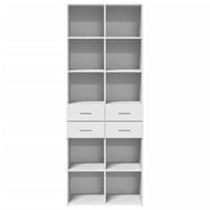 Vidaxl Skříň highboard bílá 70 x 42,5 x 185 cm kompozitní dřevo