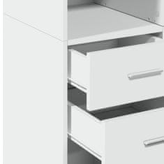 Vidaxl Skříň highboard bílá 70 x 42,5 x 185 cm kompozitní dřevo