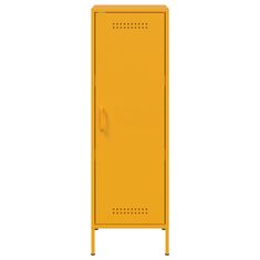 Vidaxl Skříň highboard hořčicově žlutá 36 x 39 x 113 cm ocel