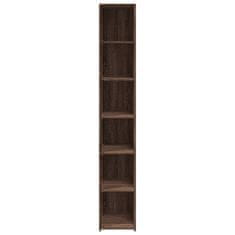 Vidaxl Skříň highboard hnědý dub 30 x 41 x 185 cm kompozitní dřevo