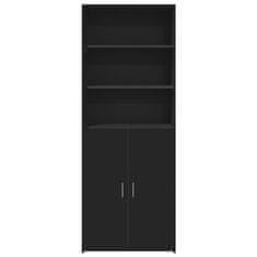 Vidaxl Skříň highboard černá 70 x 42,5 x 185 cm kompozitní dřevo