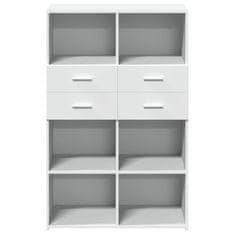 Vidaxl Skříň highboard bílá 80 x 42,5 x 124 cm kompozitní dřevo