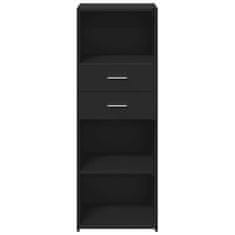 Vidaxl Skříň highboard černá 45 x 42,5 x 124 cm kompozitní dřevo