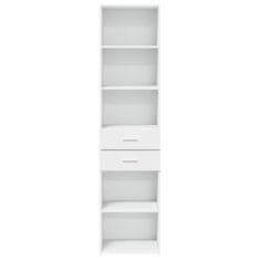 Vidaxl Skříň highboard bílá 45 x 42,5 x 185 cm kompozitní dřevo