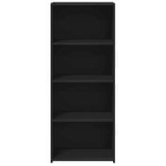 Vidaxl Skříň highboard černá 50 x 41 x 124 cm kompozitní dřevo