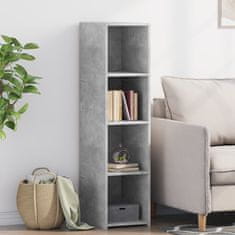 shumee vidaXL Skříň highboard betonově šedá 30 x 41 x 124 cm kompozitní dřevo