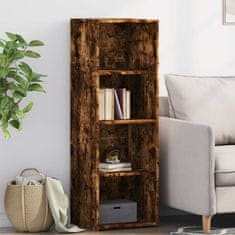 shumee vidaXL Skříň highboard kouřový dub 40 x 41 x 124 cm kompozitní dřevo