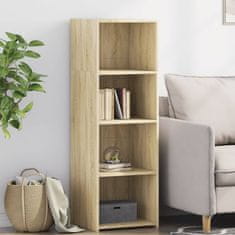 shumee vidaXL Skříň highboard dub sonoma 40 x 41 x 124 cm kompozitní dřevo