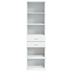 Vidaxl Skříň highboard bílá 50 x 42,5 x 185 cm kompozitní dřevo