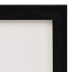 Vidaxl Dvoudílný fotorámeček černý 2 x (10 x 15 cm)