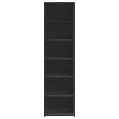 Vidaxl Skříň highboard černá 50 x 41 x 185 cm kompozitní dřevo