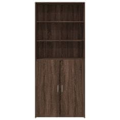 Vidaxl Skříň highboard hnědý dub 80 x 42,5 x 185 cm kompozitní dřevo