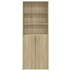 Vidaxl Skříň highboard dub sonoma 70 x 42,5 x 185 cm kompozitní dřevo