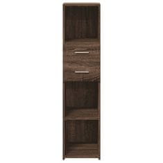 Vidaxl Skříň highboard hnědý dub 30 x 42,5 x 124 cm kompozitní dřevo