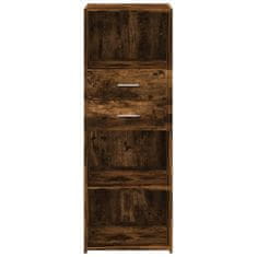 Vidaxl Skříň highboard kouřový dub 45 x 42,5 x 124 cm kompozitní dřevo