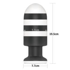 Lovetoy  Kolík Černobílý Silikonový Anální Kolík Plug 19,5 Cm