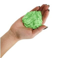 WOWO Zelený Kinetický Písek 1kg - Kreativní Hračka pro Děti