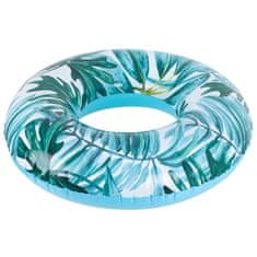 WOWO Bestway 36237 Modrý Nafukovací Plavecký Kruh s Palmovými Listy, Nosnost do 90kg