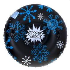 WOWO Nafukovací Skluzavka na Saních Snowflake s Pneumatikou, 95 cm - Pro Zábavu na Sněhu