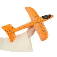 WOWO Oranžový Polystyrénový Kluzák pro Letecké Modelářství 34x33cm