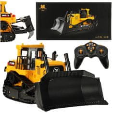 WOWO H-Toys 1554 Buldozer s Dálkovým Ovládáním 2.4GHz, Měřítko 116