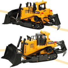 WOWO H-Toys 1554 Buldozer s Dálkovým Ovládáním 2.4GHz, Měřítko 116