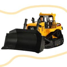 WOWO H-Toys 1554 Buldozer s Dálkovým Ovládáním 2.4GHz, Měřítko 116