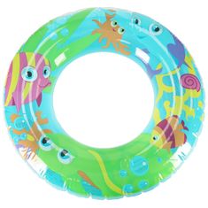 WOWO Nafukovací Plavecký Kruh BESTWAY 36013 pro Děti 3-6 let, Motiv Ryby a Želvy, Nosnost 60 kg