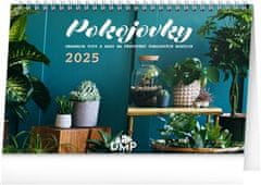 Kalendář 2025 stolní: Pokojovky, 23,1 × 14,5 cm