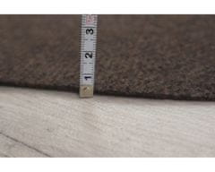 Betap AKCE: 200x400 cm SUPER CENA: Hnědý výstavový koberec Budget metrážní (Rozměr metrážního produktu Bez obšití)