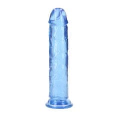 RealRock Realistické dildo s přísavkou 22 cm - modré