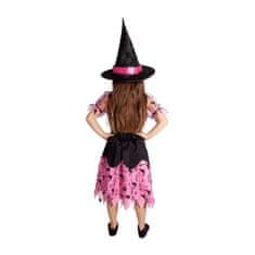 Rappa Dětský kostým čarodějnice růžová (S) e-obal