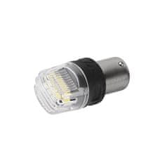 Stualarm LED BA15S bílá, 12V, 16LED 2835SMD (95BR-BA15S-01w) 2 ks