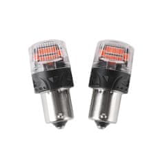 Stualarm LED BA15S červená, 12V, 16LED 2835SMD (95BR-BA15S-01r) 2 ks