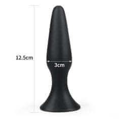 Lovetoy Anální Kolík Barva Černá Plochý Hrot 12,5 Cm