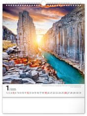 Presco Publishing NOTIQUE Nástěnný kalendář Inspirace 2025, 30 x 34 cm