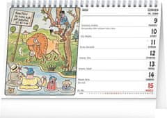 Grooters NOTIQUE Stolní kalendář Josef Lada 2025, 23,1 x 14,5 cm