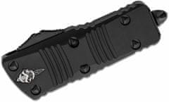 Microtech 819-1TS Mini Troodon Hellhound Black automatický nůž 5 cm, černá, hliník