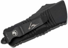 Microtech 819-1TS Mini Troodon Hellhound Black automatický nůž 5 cm, černá, hliník