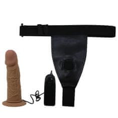 PRETTY LOVE Pretty Love - Harness Briefs - Draven Strap-On 6,8'' Vibrační Dildo