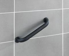 Wenko Koupelnové madlo Secura, černé, 43 cm
