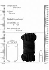 Easytoys Silné Bondage Lano - 10 Metrů - Černé