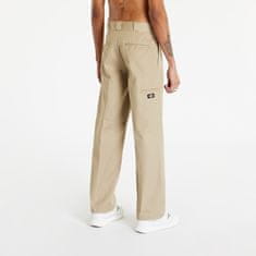 Dickies Kalhoty Double Knee Rec Twill Work Pants Khaki W34/L32 Béžová