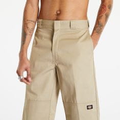 Dickies Kalhoty Double Knee Rec Twill Work Pants Khaki W34/L32 Béžová