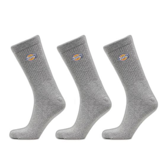 Dickies Ponožky Valley Grove Sock 3-Pack Grey Melange 35-38