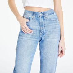 Calvin Klein Džíny High Rise Straight Jeans Denim Light W27/L32 Modrá